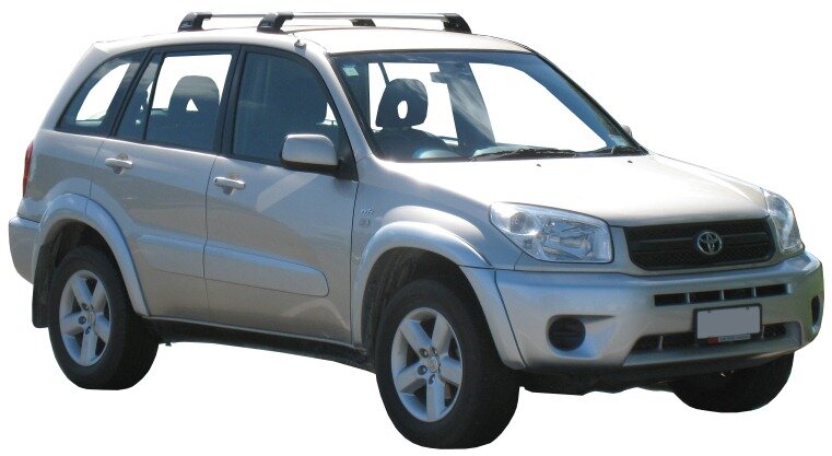 Напречни греди за Toyota Rav4 2000-2005 модел без надлъжни греди - Yakima Flush сиви
