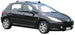 Yakima Flush греди за Peugeot 307 Хечбек - Сиви