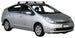 Напречни греди за Toyota Prius от 2004 до 2009 година - Yakima Flush сиви