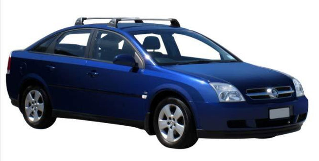 Yakima Flush греди за Opel Vectra C седан, хечбек и комби с Fixpoint - Сиви