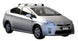 Напречни греди за Toyota Prius 2012-2015 и Prius + модел от 2012 година и нагоре - Yakima Flush сиви