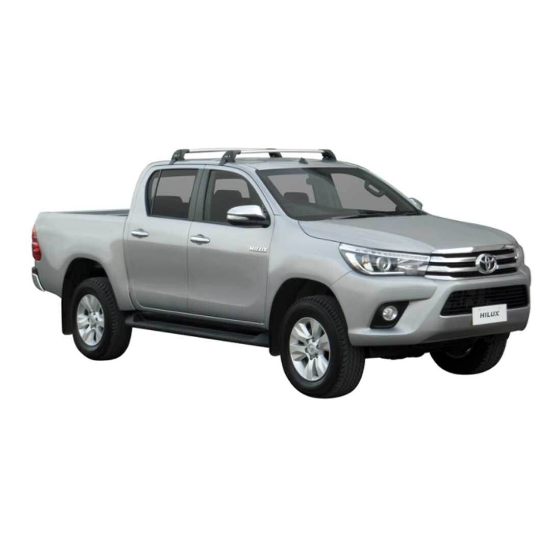 Напречни греди за Toyota Hilux Double cab модел след 2016 година- Yakima Flush сиви