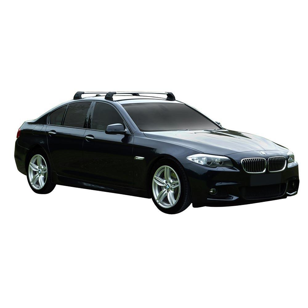 Yakima Flush товарни греди за BMW 5-та Серия (F10) Седан от 2010 до 2017 година - Сиви