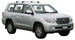 Напречни греди за Toyota Land Cruiser 200 модел 2008 до 2012 година - Yakima Flush сиви