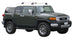 Черни аеродинамични греди за Toyota FJ Cruiser модел без надлъжни греди