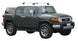 Черни аеродинамични греди за Toyota FJ Cruiser модел без надлъжни греди