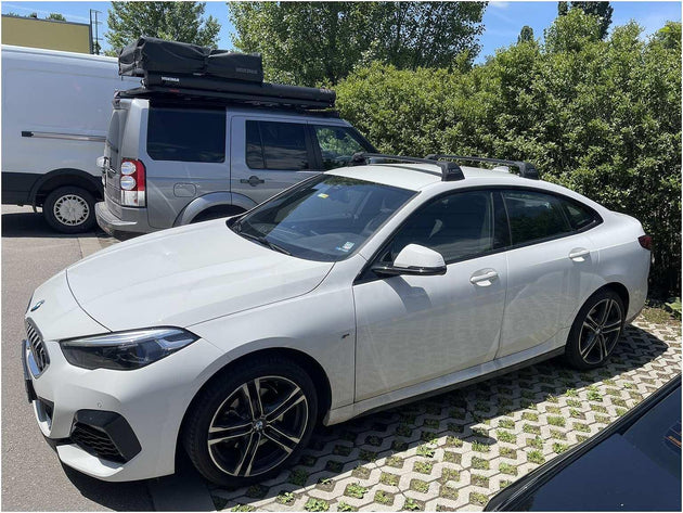 Yakima Flush - Черни товарни греди за BMW 2 Gran Coupe (F44) от 2020 година и нагоре