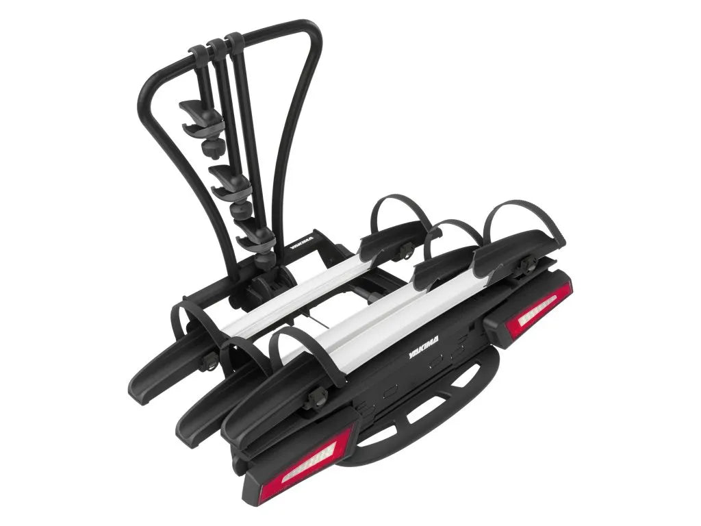 Yakima Just Click 3 EVO - Нов модел Багажник за 3 или 4 велосипедa - монтаж на теглич