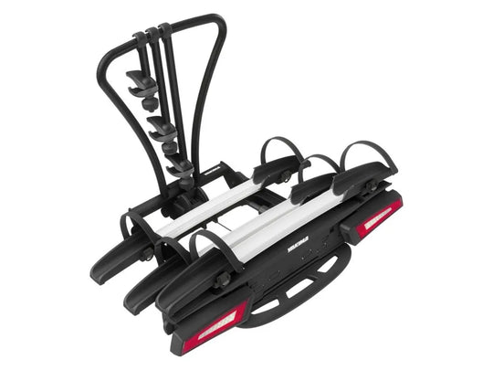Yakima Just Click 3 EVO - Нов модел Багажник за 3 или 4 велосипедa - монтаж на теглич