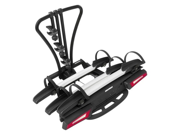 Yakima Just Click 3 EVO - Нов модел Багажник за 3 или 4 велосипедa - монтаж на теглич
